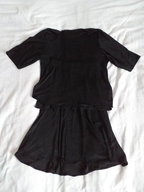 Společenský komplet halenka, áčková sukně 2xl/3xl, 46