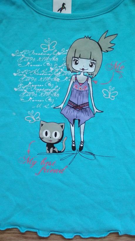 Tričko s holčičkou, palomino,98