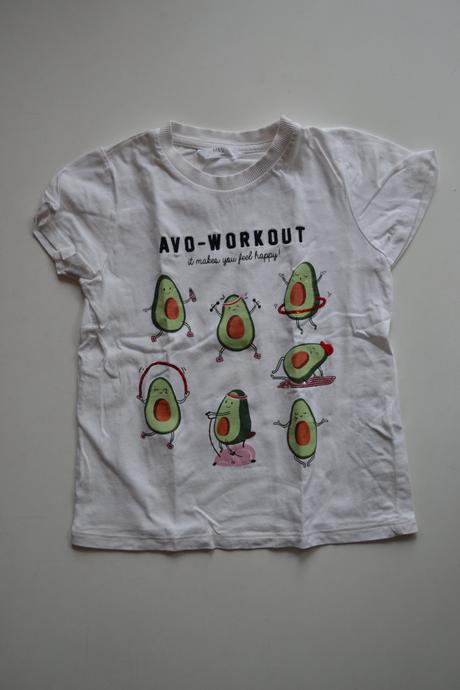 Bavlněné tričko s avokádem, marks & spencer,122