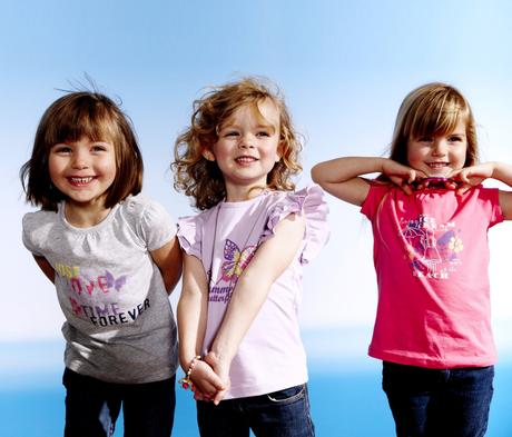 3-pack letní trička tchibo dívčí vel. 110/116, tchibo,110 / 116