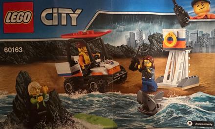 Lego city pobřežní hlídka začátečnická sada 60163,