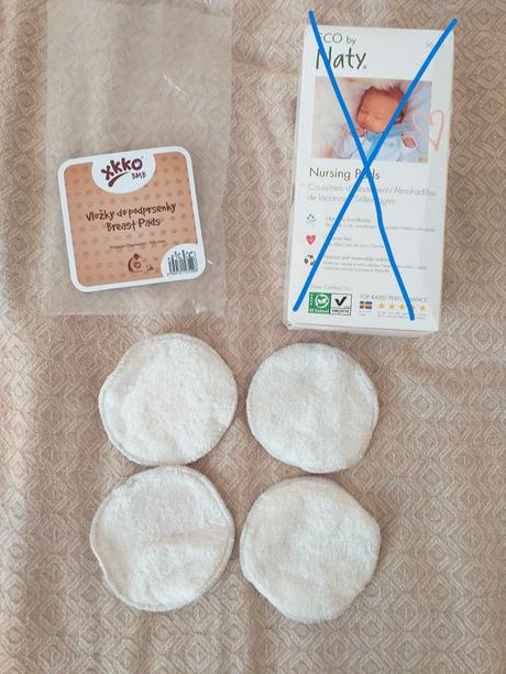 Vložky do podprsenky na kojení 4 ks xkko bmb, 