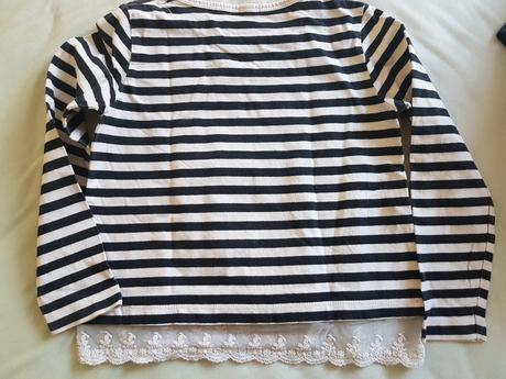 Krásné triko s krajkou, mango,116