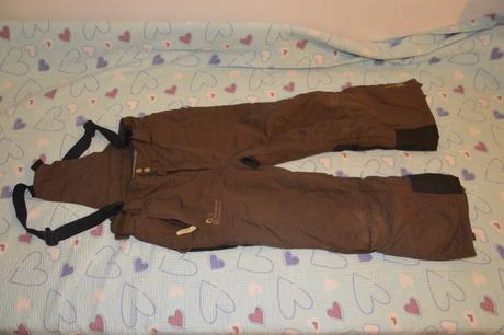 128 zimní lyžařská bunda oteplené kalhoty, 128