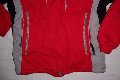 Červená zimní bunda, m