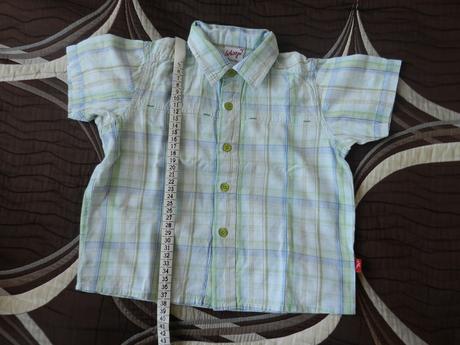 Košile krátký rukáv proužky, 86