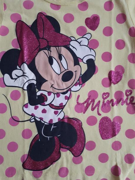 Dětské tričko krátký rukáv minnie, disney, vel.116, disney,116