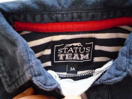 Bavlněné tričko sailor ocean s límečkem, 92