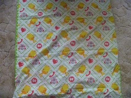 Povlak na peřinu s puntíky a kravičkou, šířka (cm): 85,délka (cm): 120