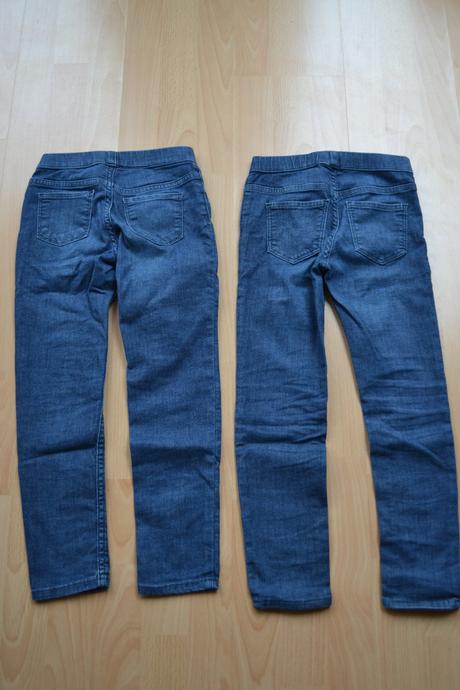 Džínové legíny 2ks, h&m,122