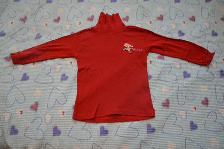 110 červený bavlněný rolák, 110