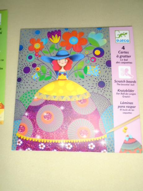 Vyškrabávání - slečinky a origami nebe peklo ráj,