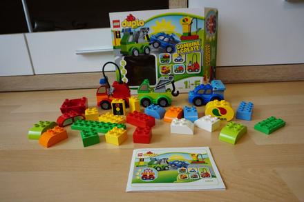 Lego duplo 10552 tvořivá autíčka,