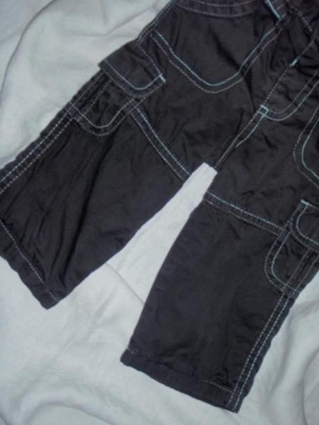 Nádherné podšité kalhoty - tyrkysové prošívání, george,68