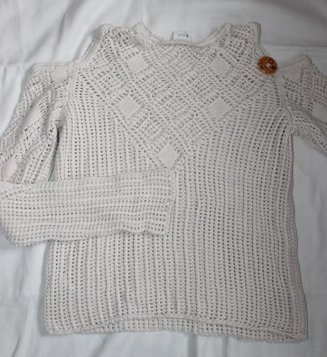 Po55. luxusní ažurový svetřík next, 10-11 let, next,146