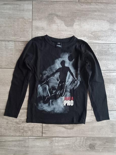 Trička, trika s dl. rukávem, vel.134/140, h&m,134