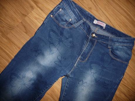 Dívčí džínové kalhoty seagull na 12-13l vel.158, 158