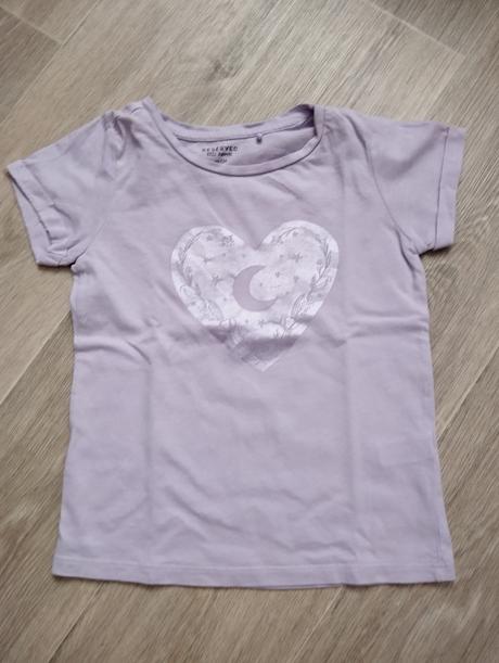 Lila triko, krátký rukáv, reserved,122