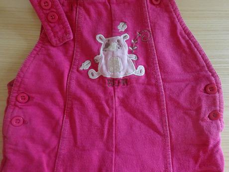 Tepláky s laclem sytě růžové, vel. 74, wolf,74