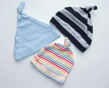 C843 novorozenecké chlapecké čepičky 3ks, h&m,50