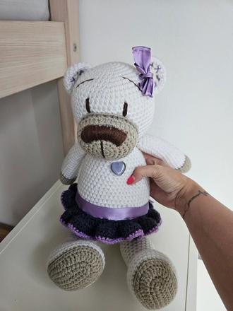 Háčkovaný medvídek,