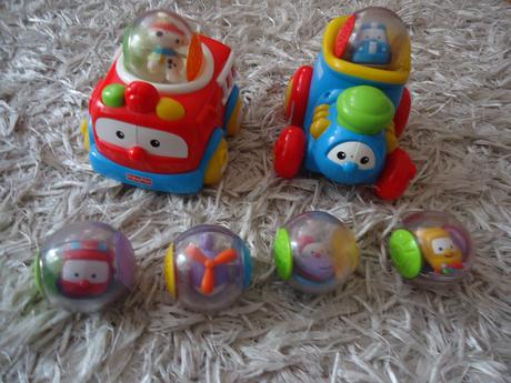 Hasiči a mašinka fisher price, 