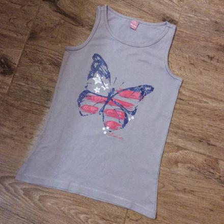 Bavlněné tílko s motýlkem, dopodopo,128