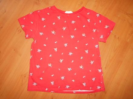Červené triko vel. 158-164, h&m,158