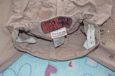 Plátěné kraťasy na donošení, regulace v pase, next,128