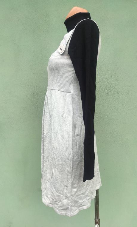 Svetrové šaty rosebud - vel.m, m