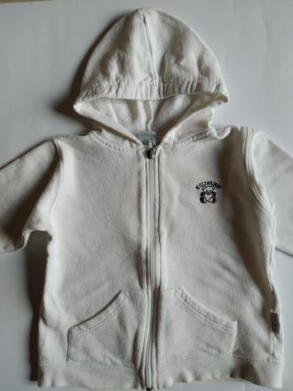 Mikinka s medvídkem bílá, 80