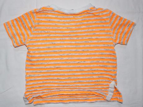 Al225. neonově oranžové tričko 9-12 měs., george,80