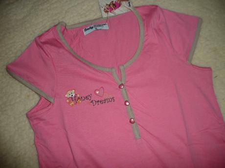 Pyžamo noční košilka košile vel s-l hnědá, l / m / s