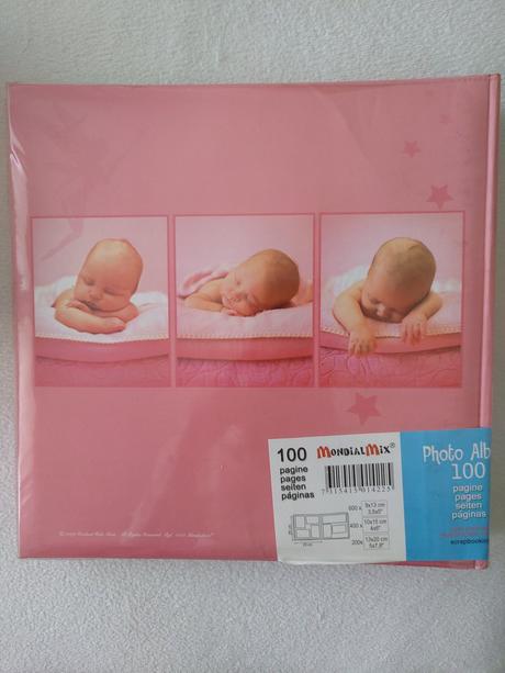 Nepoužité dětské fotoalbum na fotky k nalepení,