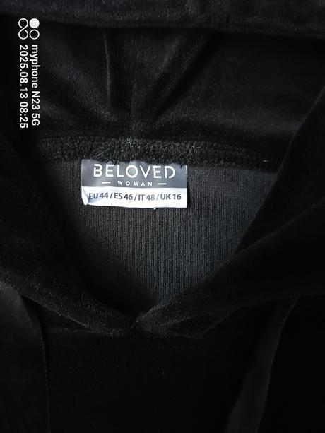 Dlouhá mikina semiš zn."beloved" vel."44/2-3xl", 44