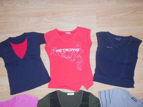 Dívčí trika od vel.128-158             9  kusů, 128