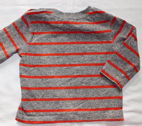 Av40. pruhované tričko 0-3 měs., f&f,62