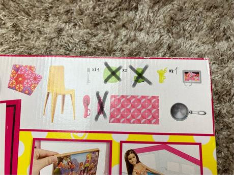 Barbie dům skládací 2v1, 