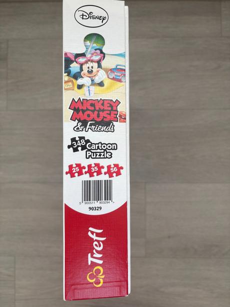 Trefl puzzle disney mickey mouse, 348 dílků, 9 ks, 