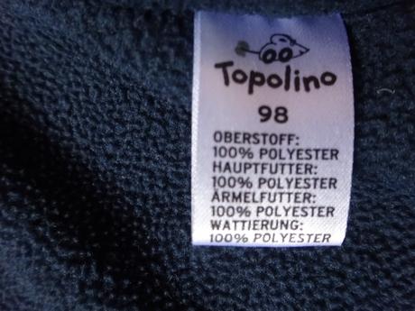 Zimní bunda, vel. 98, topolino,98