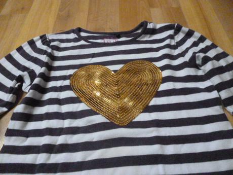 Triko dl.rukáv srdce vel. 7 l, tu,122