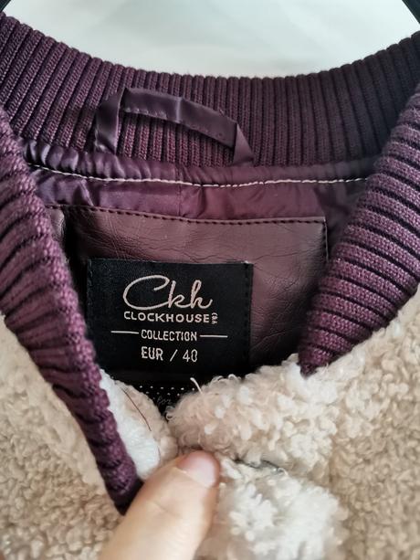 Bunda dámská bunda beránek vel. l, c&a,l