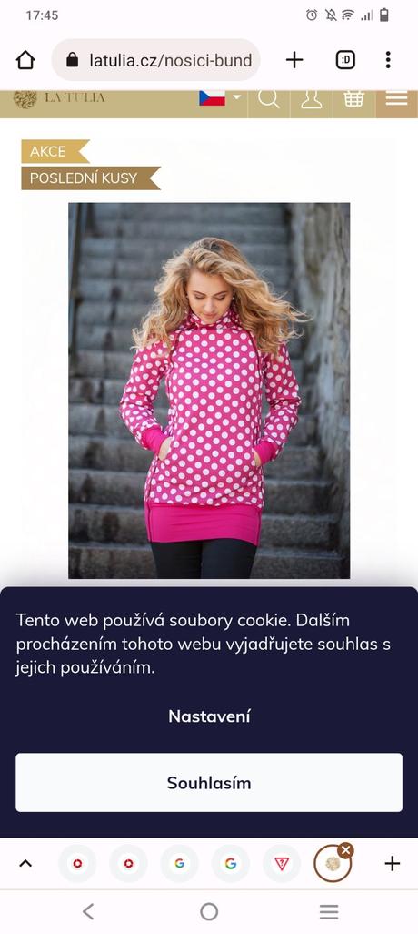 Nosící bunda 2v1 la tulia,