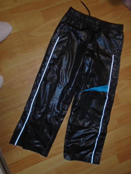 Šusťákové kalhoty vel 128/134 /140/ tence podšité, george,134 / 140