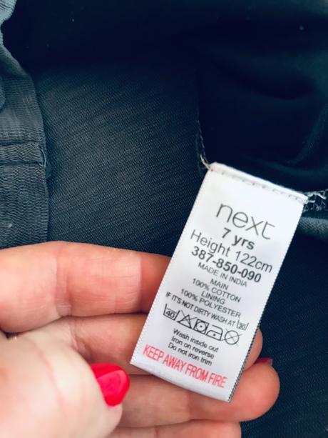 Triko s flitri next - v.7 let, next,122