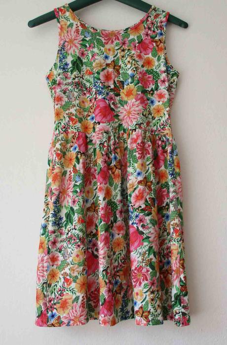 Dívčí letní květované šaty h&m 158 164 170, h&m,158