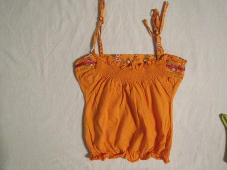 Krátké lambádové letní topíky nad pupík, st. bernard,128