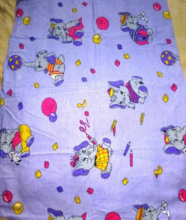 Dětské povlečení peřinka 81 x 60 bavlněný flanel, 60,80