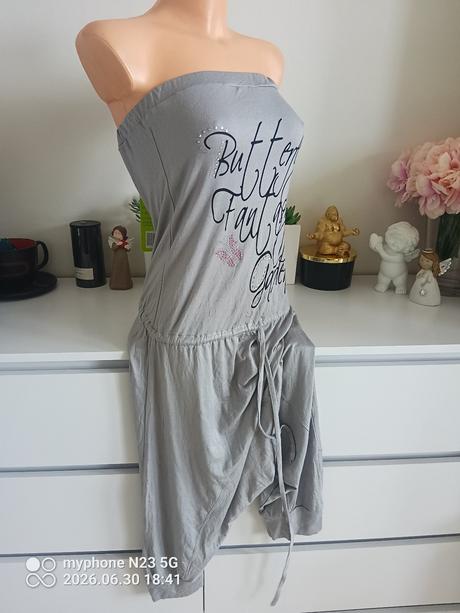 Baggy overal zn."x.d" vel."l/xl" šedá, l