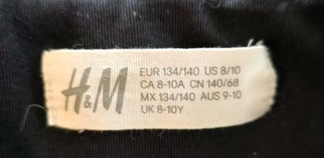 Kožíšek dětský černý vel. 134 / 140, h&m,134